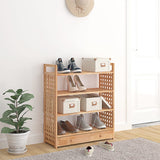 NNEVL Shoe Rack with Drawer 70x27x81 cm Solid Wood Walnut