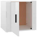 NNEVL Bedside Cabinets 2 pcs High Gloss White 50x39x47 cm