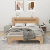 NNEVL Bedside Cabinets 2 pcs Concrete Grey 50x39x47 cm