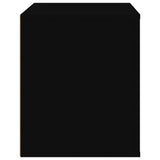 NNEVL Bedside Cabinet Black 50x39x47 cm