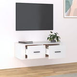NNEVL Hanging TV Cabinet White 80x36x25 cm Engineered Wood