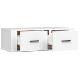 NNEVL Hanging TV Cabinet White 80x36x25 cm Engineered Wood