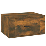 NNEVL Wall-mounted Bedside Cabinets 2 pcs Smoked Oak 50x36x25 cm