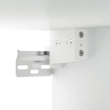 NNEVL Wall-mounted Bedside Cabinets 2 pcs White 50x30x47 cm