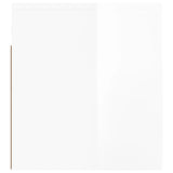 NNEVL Wall-mounted Bedside Cabinets 2 pcs High Gloss White 50x36x40cm