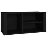 NNEVL Shoe Cabinet Black 100x35x45 cm Engineered Wood
