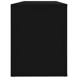 NNEVL Shoe Cabinet Black 100x35x45 cm Engineered Wood