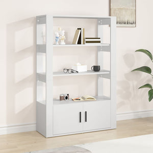 NNEVL Sideboard White 80x30x119.5 cm Engineered Wood