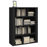 NNEVL Sideboard Black 80x30x106 cm Engineered Wood