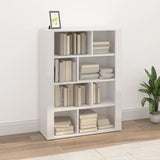 NNEVL Sideboard High Gloss White 80x30x106 cm Engineered Wood