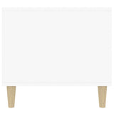 NNEVL Coffee Table High Gloss White 90x49x45 cm Engineered Wood