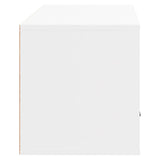 NNEVL Wall-mounted Shoe Cabinet White 70x35x38 cm Engineered Wood