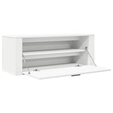 NNEVL Wall Shoe Cabinet White 100x35x38 cm Engineered Wood