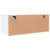 NNEVL Wall Shoe Cabinet White 100x35x38 cm Engineered Wood