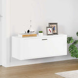 NNEVL Wall Shoe Cabinet White 100x35x38 cm Engineered Wood