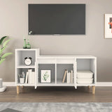 NNEVL TV Cabinet White 100x35x55 cm Engineered Wood
