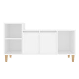 NNEVL TV Cabinet White 100x35x55 cm Engineered Wood