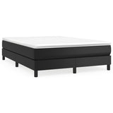 NNEVL Bed Frame without Mattress Black Queen Faux Leather