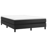 NNEVL Bed Frame without Mattress Black Queen Faux Leather