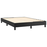 NNEVL Bed Frame without Mattress Black Queen Faux Leather
