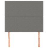 NNEVL Headboards 2 pcs Dark Grey 100 cm Fabric