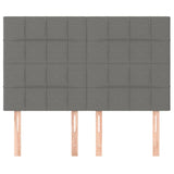 NNEVL Headboards 4 pcs Dark Grey 72 cm Fabric