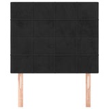 NNEVL Headboards 2 pcs Black 80 cm Velvet