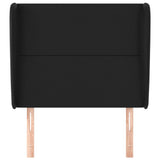 NNEVL Headboard with Ears Black 103 cm Faux Leather