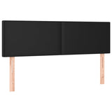 NNEVL LED Headboard Black 144 cm Faux Leather