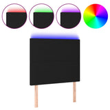 NNEVL LED Headboard Black 80 cm Fabric
