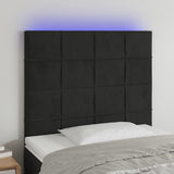 NNEVL LED Headboard Black 80 cm Velvet