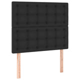 NNEVL LED Headboard Black 100 cm Faux Leather