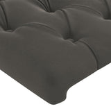 NNEVL LED Headboard Dark Grey 80 cm Velvet