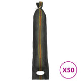 NNEVL Sandbags 50 pcs Dark Green 103x25 cm HDPE