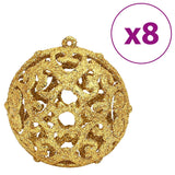 NNEVL Christmas Baubles 100 pcs Gold and Wine Red 3 / 4 / 6 cm