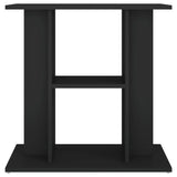 NNEVL Aquarium Stand Black 60x30x60 cm Engineered Wood
