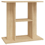 NNEVL Aquarium Stand Sonoma Oak 60x30x60 cm Engineered Wood