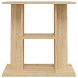 NNEVL Aquarium Stand Sonoma Oak 60x30x60 cm Engineered Wood