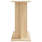 NNEVL Aquarium Stand Sonoma Oak 60x30x60 cm Engineered Wood