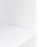 NNEVL Aquarium Stand White 80x35x60 cm Engineered Wood