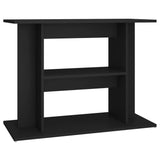 NNEVL Aquarium Stand Black 80x35x60 cm Engineered Wood