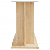NNEVL Aquarium Stand Sonoma Oak 80x35x60 cm Engineered Wood