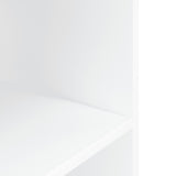 NNEVL Aquarium Stand White 120x40x60 cm Engineered Wood