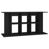 NNEVL Aquarium Stand Black 120x40x60 cm Engineered Wood