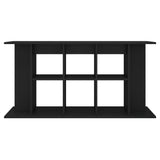 NNEVL Aquarium Stand Black 120x40x60 cm Engineered Wood