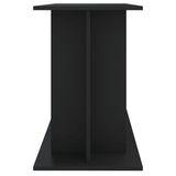 NNEVL Aquarium Stand Black 120x40x60 cm Engineered Wood