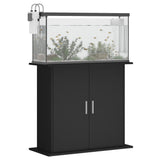 NNEVL Aquarium Stand Black 81x36x73 cm Engineered Wood