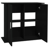 NNEVL Aquarium Stand Black 81x36x73 cm Engineered Wood