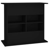 NNEVL Aquarium Stand Black 81x36x73 cm Engineered Wood
