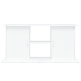 NNEVL Aquarium Stand White 121x41x58 cm Engineered Wood